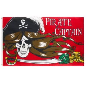 Drapeau Pirate - La Capitaine Sanguinaire