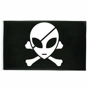 Drapeau Pirate - Alien