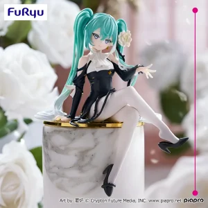 Vocaloid FuRyu Noodle Stopper Figure Flower Fairy Hatsune Miku White Rose [Nouveauté]